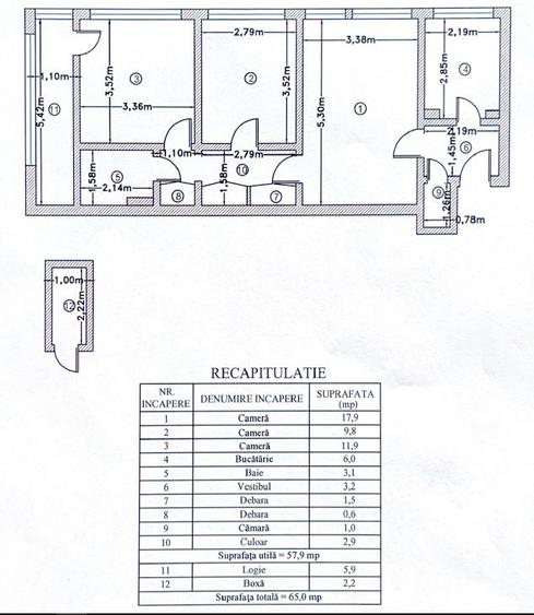 Apartament 3 cam, Campia Libertatii, Baba Novac, Arena Nationala, Piata Muncii - 11