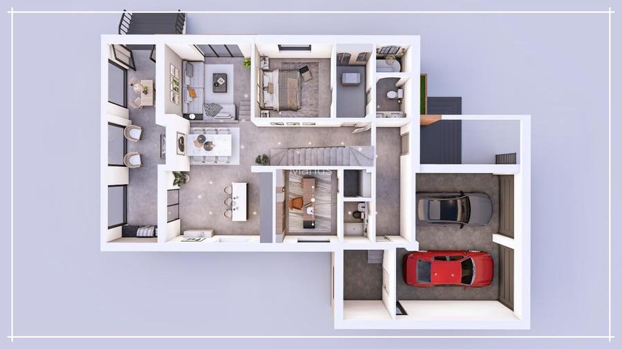 Vilă exclusivistă Balotești –300 mp utili | Teren 900 mp | Garaj dublu - 10