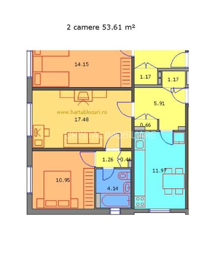 De vanzare Apartament 2 camere Crangasi - 6