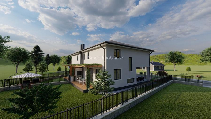 Teren 700 mp, cu autorizatie de constructie + utilitati in Chinteni - 6