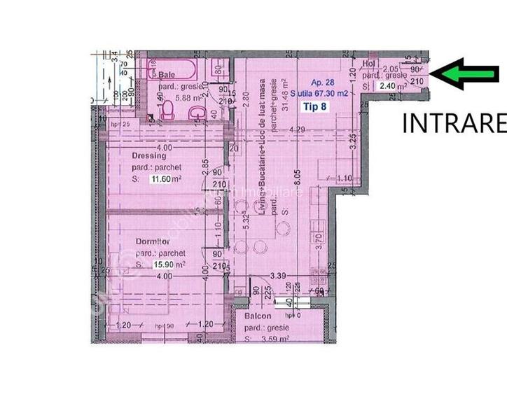 Apartament cu 3 camere 2 balcoane etaj 1 in Selimbar zona Triajului - 4