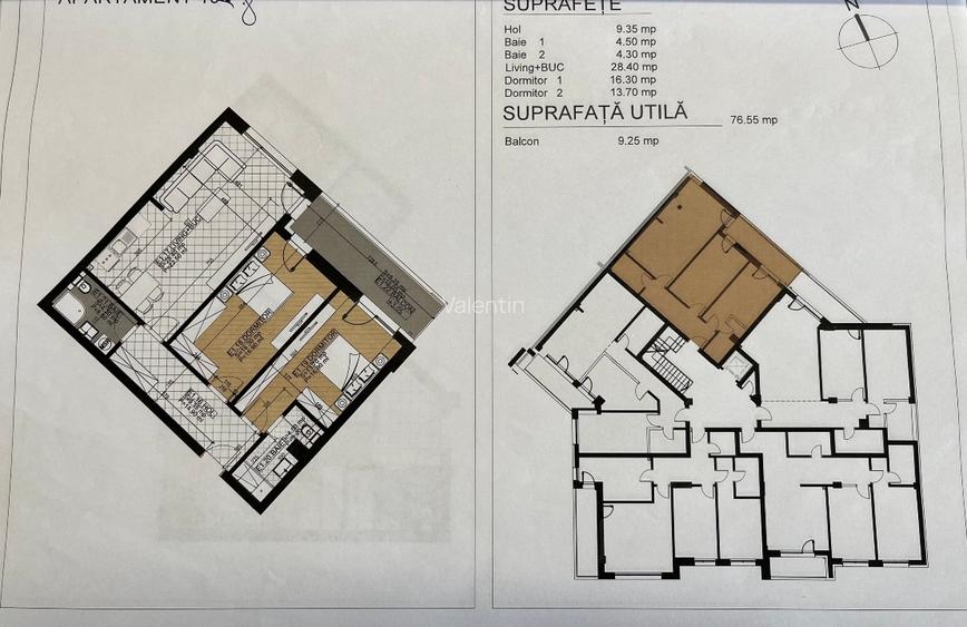 SAVAR RESIDENCE,Bloc Nou Splaiul Unirii,Ap. 3 Camere la Dezvoltator ! - 12