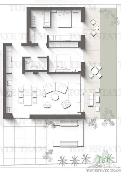 Apartament Premium cu 3 camere - Gradina privata si terasa | Intre padure si mar - 3