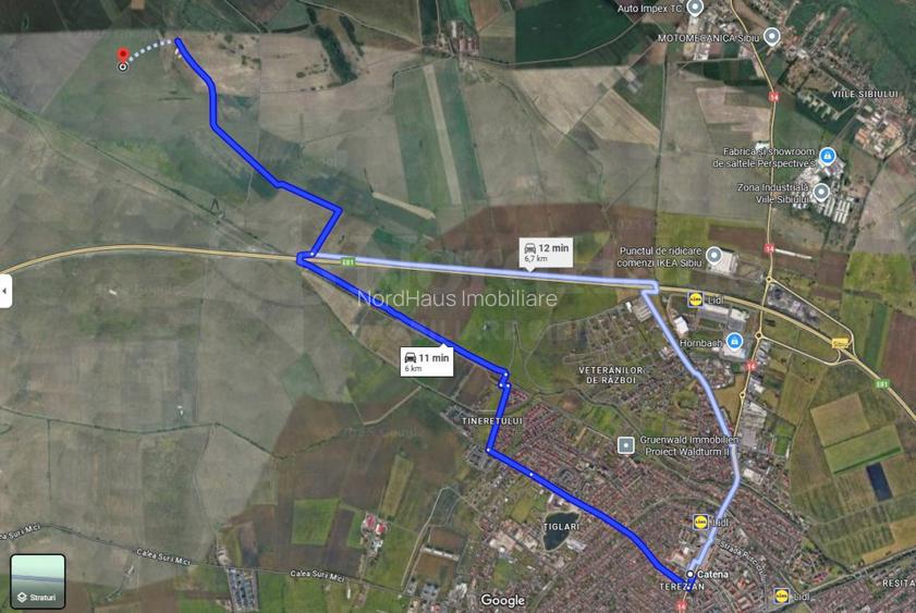 Teren de vanzare – extravilan arabil - investitie – 10000 mp - Sibiu - 2