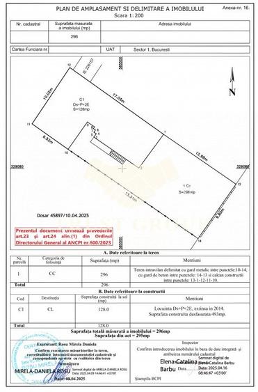 Casa impresionanta | 12 camere | Curte individuala | 4 locuri de parcare - 24