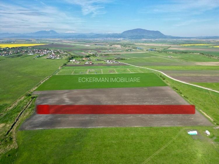 Brasov-Stupini, teren de vanzare, 8600 mp, utilitati la 70 m, 28 ml deschidere - 3