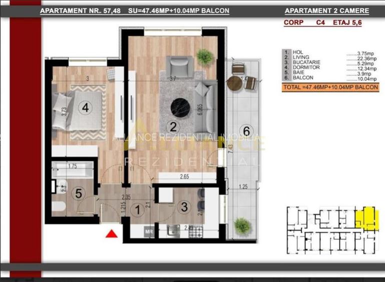 Apartament 2 camere decomandat metrou Dimitrie Leonida - 5