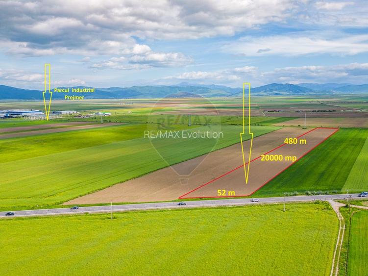 Teren intravilan cu PUZ, 20000 mp, Hărman, DN 11 - 2
