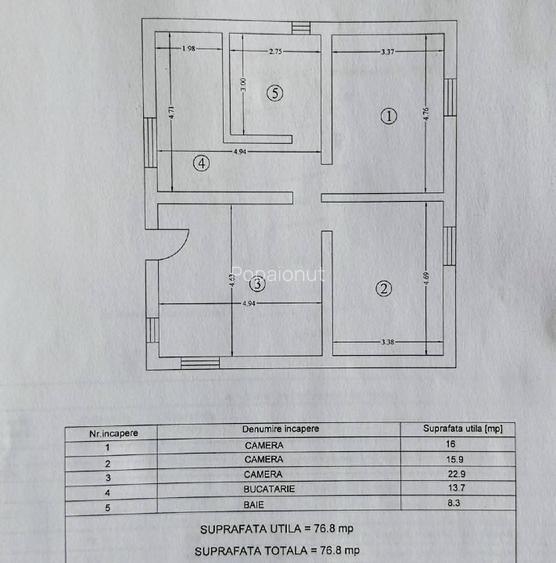 Casa de vânzare utilată/mobilată,certificat energetic! - 2