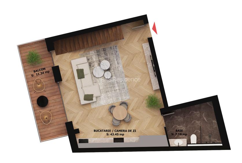 Apartament nou pe doua nivele ultracentral de vânzare, in Oradea - 4