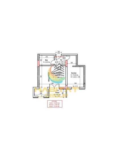Apartament 2 camere studio - 8 min de metrou N.Teclu - 5