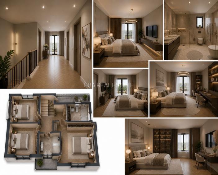 Vila exclusivista individuala 164 mp construiti, 320 mp curte Chiajna - 12