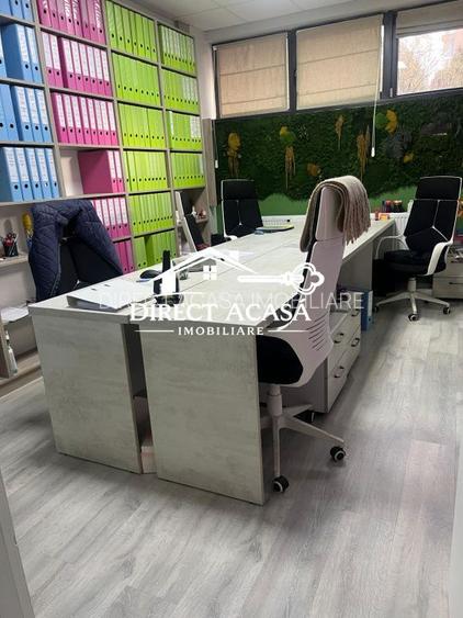 Spatiu birou 220 mp, mobilat utilat, parter, 8 incaperi - 60