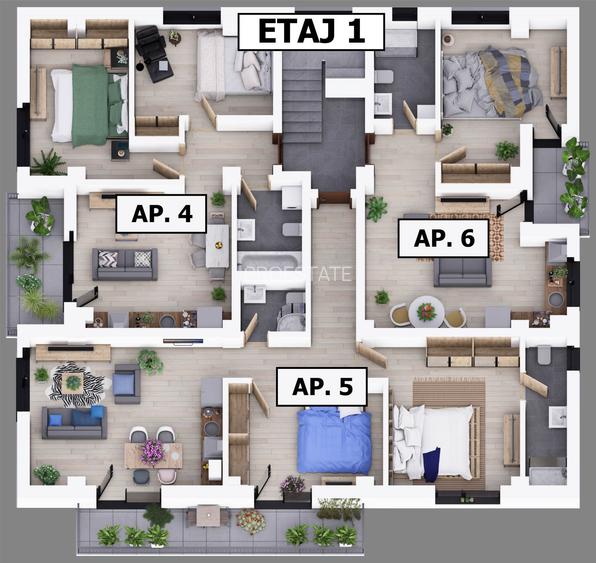 Apartament 3 camere strada Maramures | Parc Unirii | Proiect nou | - 4