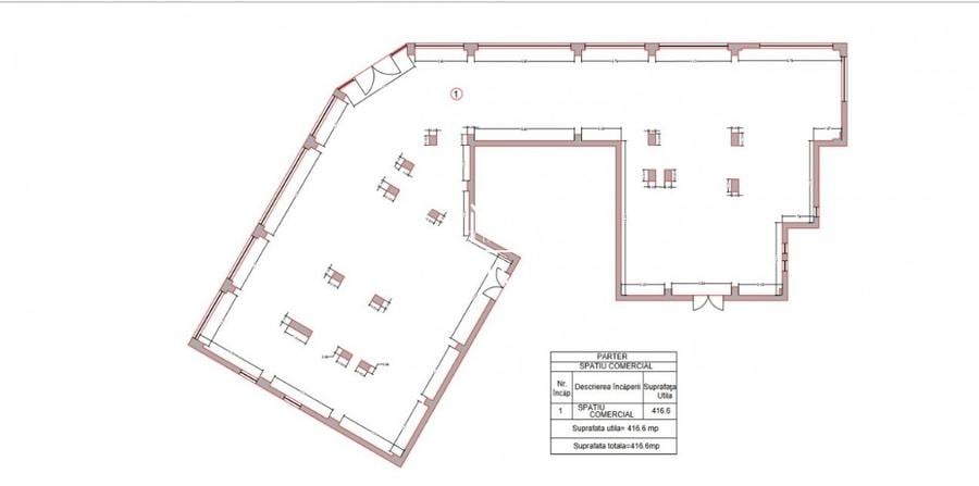 Vânzare spațiu comercial *417 mp-parter-open space-vitrină extinsă* ansamblu nou - 4
