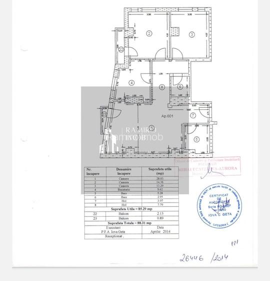 Apartament 3 camere, decomandat Baneasa - 15