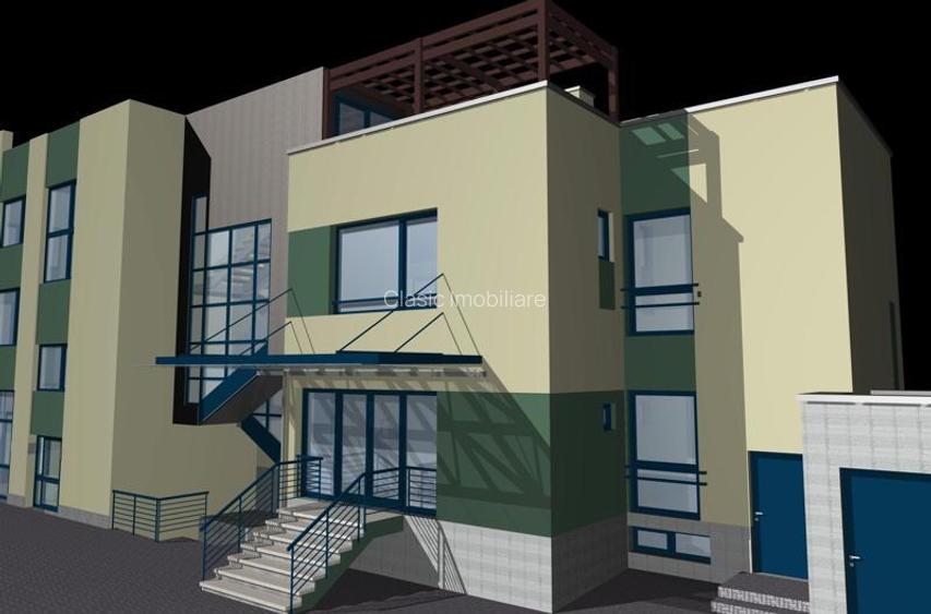 Vanzare cladire 505 mp, comercial si birouri, 779 mp teren, 2 fronturi, zona RrM - 7
