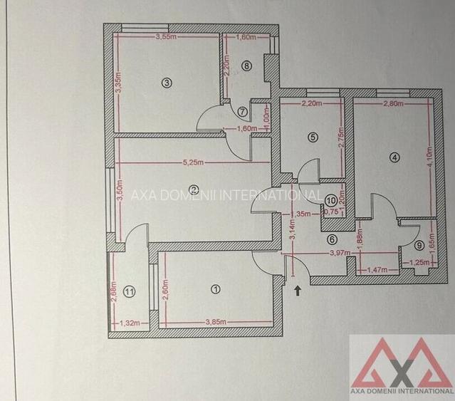 Apartament 4 camere Titan - metrou Nicolae Grigorescu - etaj 1 - bloc H - 13