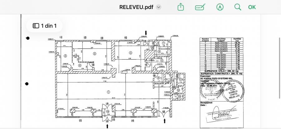 Spațiu central vitrina 16 metri pretabil cabinet , clinica, Market  - 2