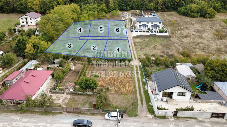 LOTURI de teren INTRAVILAN,  intre 600 - 700 mp, VASLUI, zona Gura Bustei; - 4