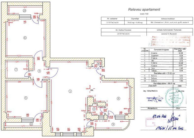 Apartament 3 camere 80 mp utili, 3 balcoane, renovat | Piața Regina Maria - 9
