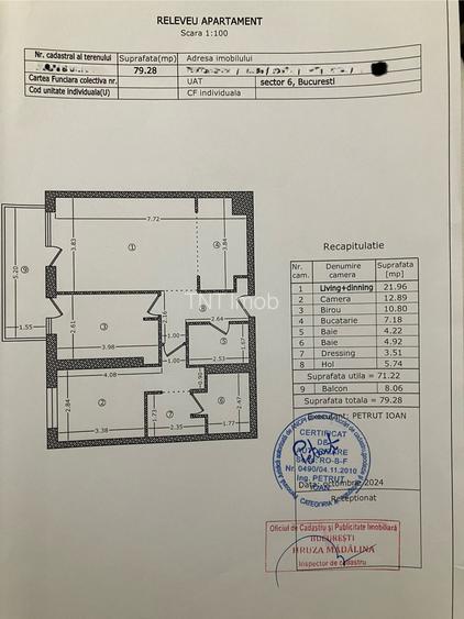 Apartament 3 camere Decomandat | 2 bai | Terasa |  Bloc 2024 | Mobilat Utilat - 1