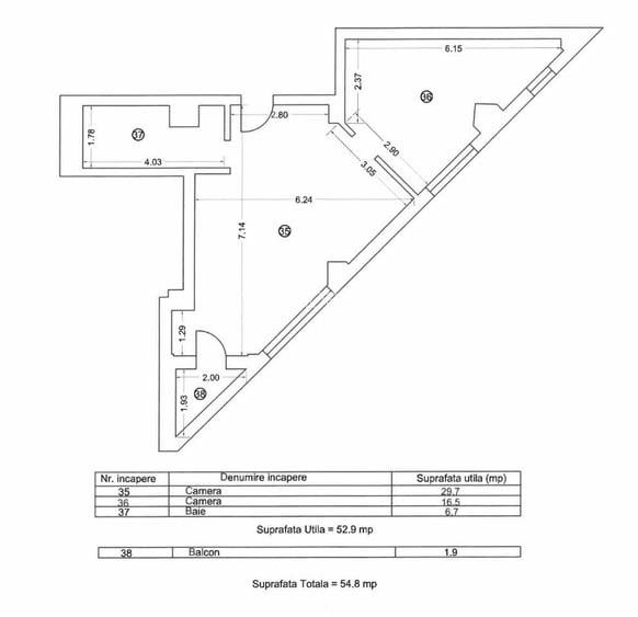APARTAMENT ZONA EUROMATERNA,TOMIS NORD, MOBILAT SI UTILAT - 13