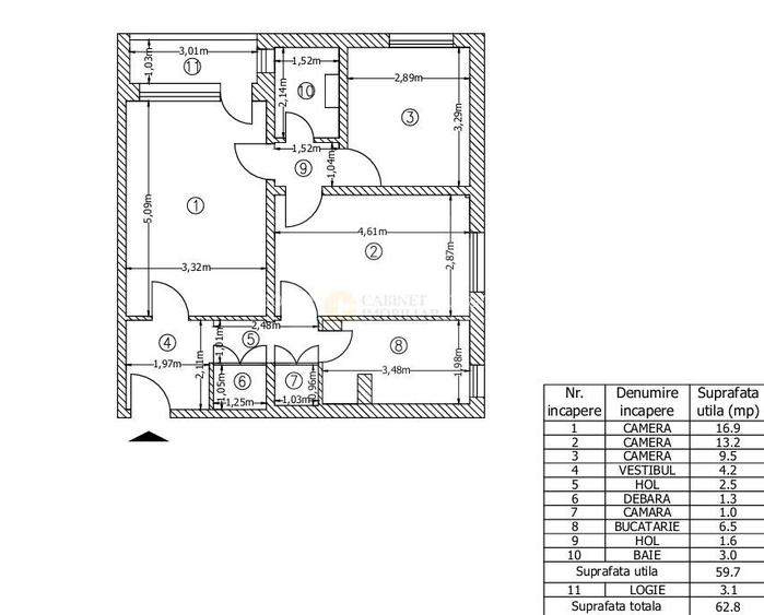 3 Camere - 63MP | Adapost Antiaerian | Metrou Grivita - 10 minute - 1