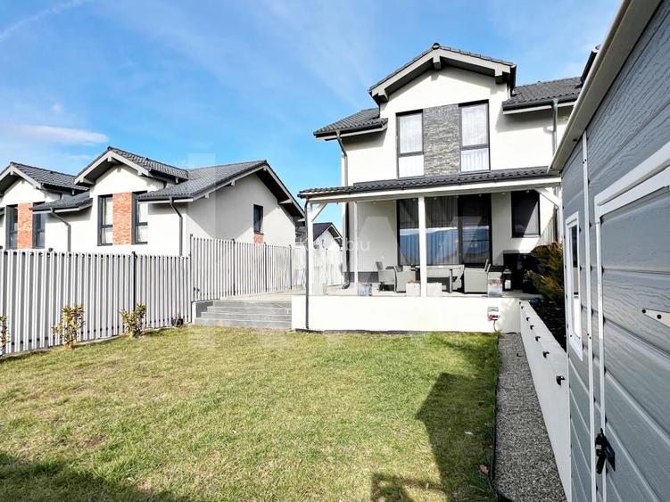 Casa noua 4 cam. moderna, mobilata si utilata, curte. 10 min. de Sibiu  - 3