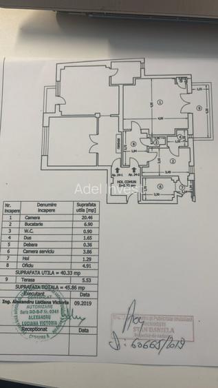 Garsonieră Armeneasca | 40mp + Balcon | Centrală proprie | Etaj 6 | - 3