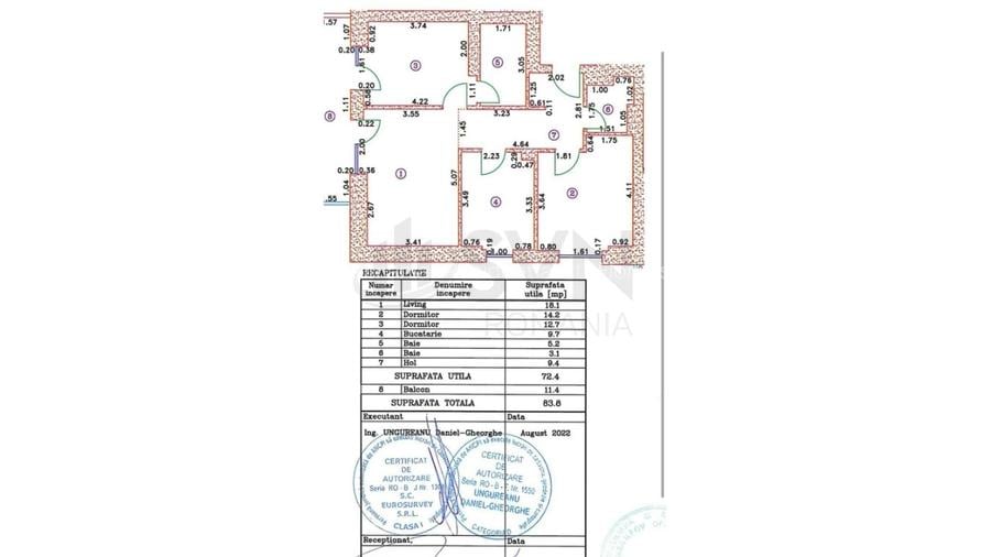 REA1027766 Apartament modern 3 camere I Cortina North I Parcare inclusa - 11