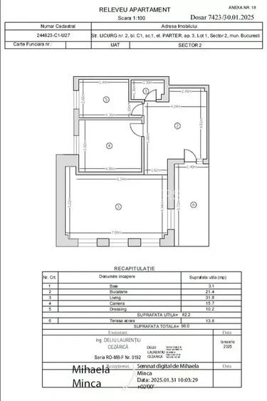 Apartament 3 Camere de Inchiriat | Pretabil Birouri | Armeneasca - 14