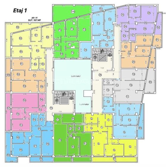 Tomis Nord - Vanzare apartament decomandat cu 3 camere, bloc nou. - 4