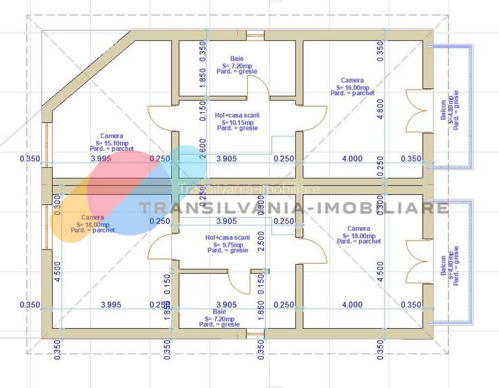 Duplex 120 mp, 4 camere, zona Fagului Floresti - 3
