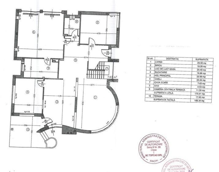 Vila spatioasa, partial mobilata cu acces facil - 1