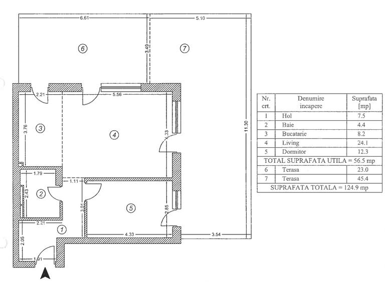 APARTAMENT LUMINOS, 2 CAMERE CU GRADINA MARE, QUARTIER AZUGA - ANSAMBLU PREMIUM - 1