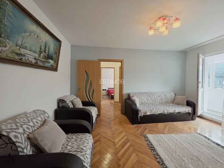 Cartierul Astra zona planete 3 camere cu 2 balcoane etaj 3/4 mobilat și utilat - 2