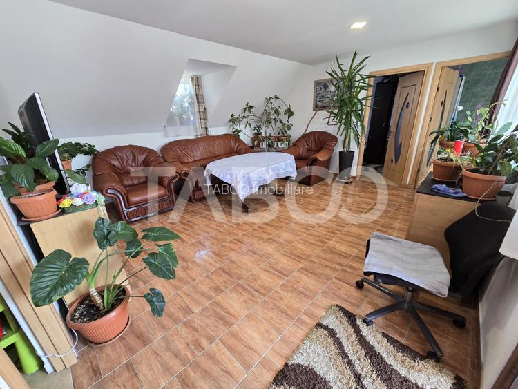 Casa individuala de vanzare teren 457 mp garaj Trei Stejari Sibiu - 4