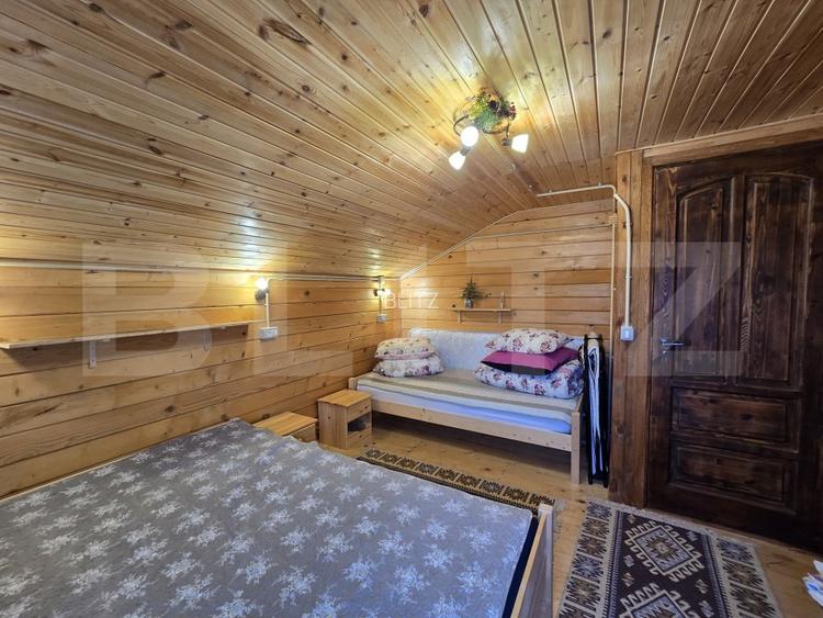 Cabana lemn cu 4 dormitoare, 120mp, teren intravilan de 1250mp - 12
