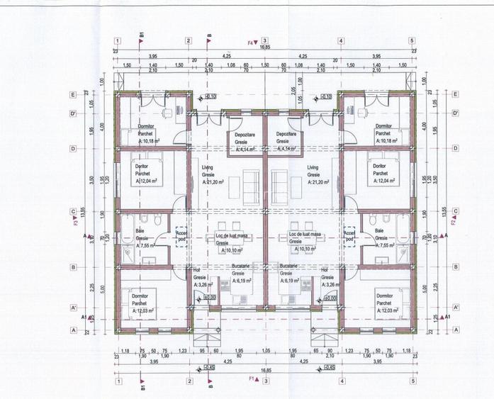 Duplex pe parter 4 camere si 2 bai - Mosnita Noua in zona foarte buna - 4
