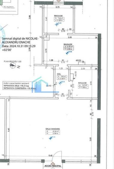 Spatiu comercial de inchiriat | 70mp | Zona Blascovici | 1.500 EUR - 10