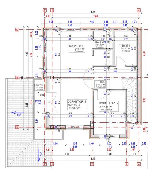 Casa individuala 110 mp utili, 400 mp teren, semifinisata, Luna de Sus - 4