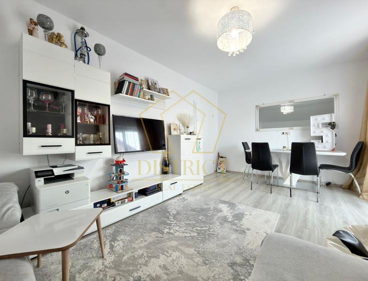 Apartament cu 2 camere complet mobilat si utilat la etajul 1 in Giroc la asfalt.