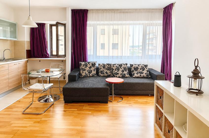 Apartament luminos cu 2 cam. în Green Vista, mobilat, utilat, parcare subterana