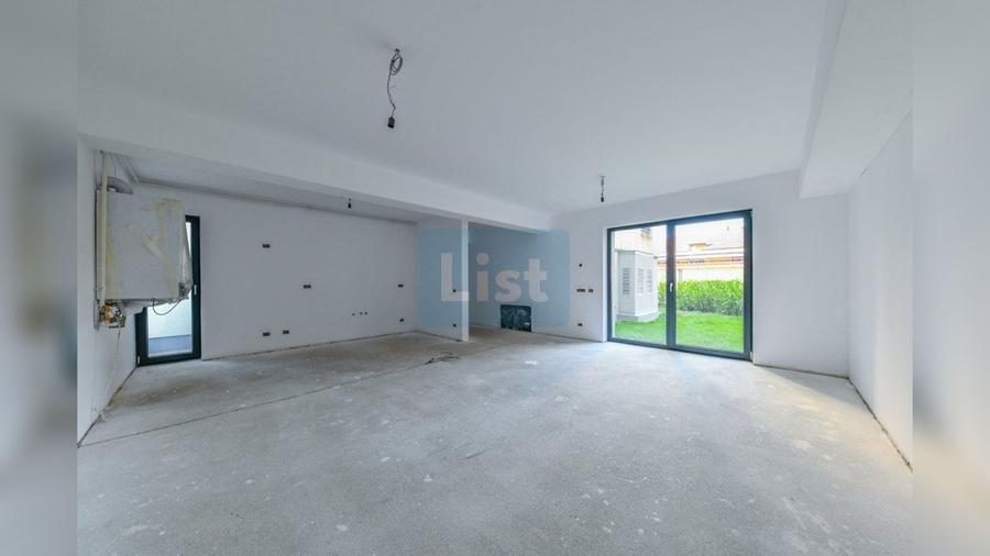 Apartament 3 camere, 97 mp, parter, grădină 71,4 mp, predare finisat