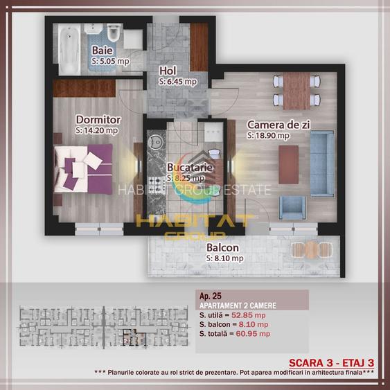 Apartament 2 camere - Pallady - 1