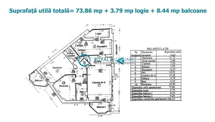 Royal Imobiliare - Vanzare apartament zona Ultracentrala - 16