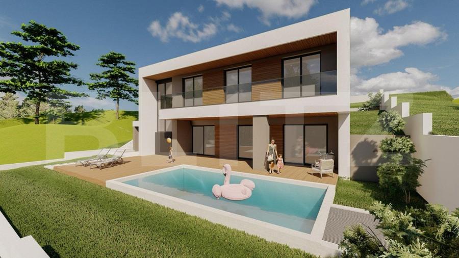 Casa moderna, 4 camere, 115 mp