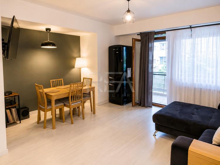 3 camere Obor decomandat, centrală, et. 3, an 2015, metrou, 89 mp
