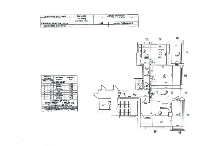 Apartament 3 camere Baneasa 116mp | Oportunitate Investitie | Ideal Locuit
